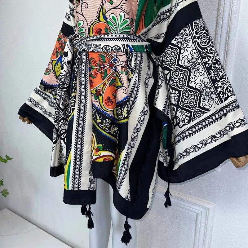 Living Color Short Kimono