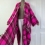 Jolly Plaid Wool Kimono