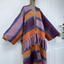 Luxe Stripe Wool Kimono