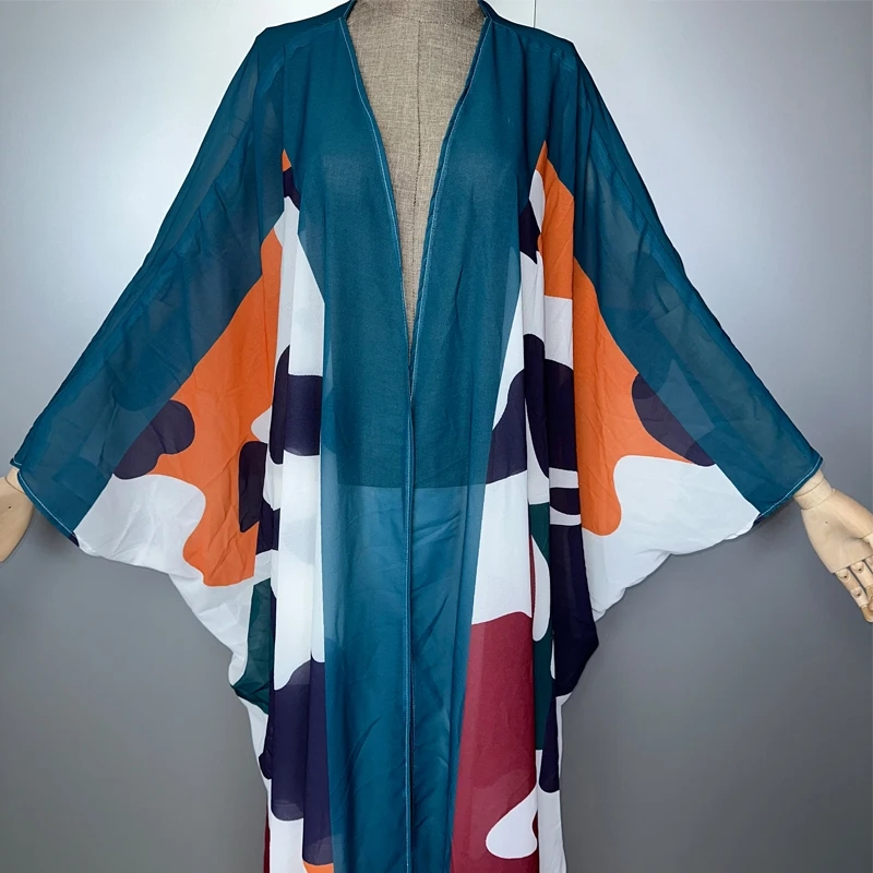 Painted Breeze Sheer Cover Up Kimono