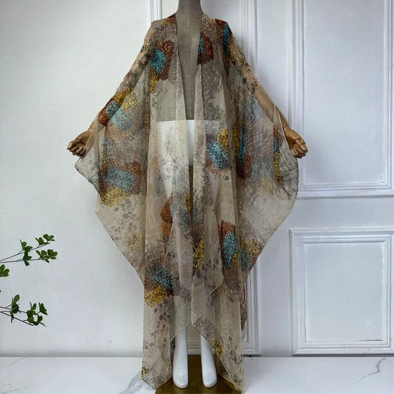 Blissful Breeze Sheer Cover Up Kimono