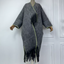 Tassel Fade Wool Kimono