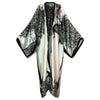 Robe Kimono Cock-Tail Kimono  (Black)