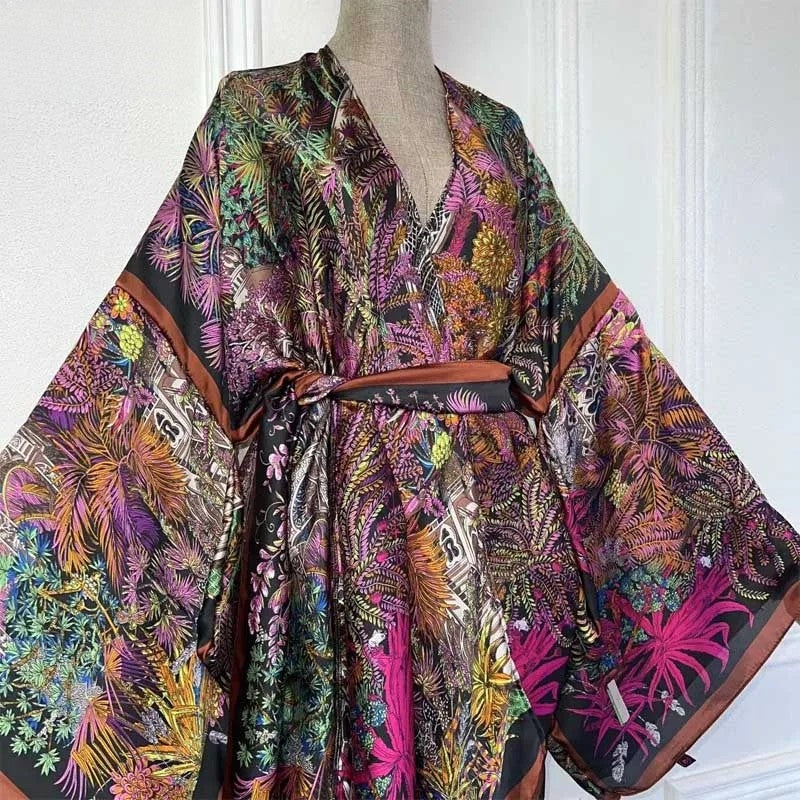 Mystic Bloom Short Kimono