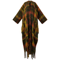 Kimono en laine rustique chic