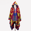 Tribal Chic Hooded Wool Short Kimono