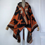 Tribal Chic Hooded Wool Short Kimono