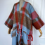 Winter Plaid Wool Kimono