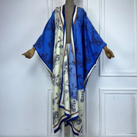 Painted Garden Kaftan Kimono