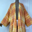 Jolly Plaid Wool Kimono