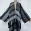 Luxe Stripe Wool Kimono