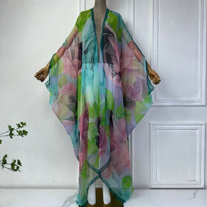 Breezy Blossom Sheer Cover Up Kimono