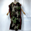 Camo Chic Wool Kaftan Dress