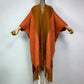 Robe Kimono Winter Whisper Wool Kimono (Orange)