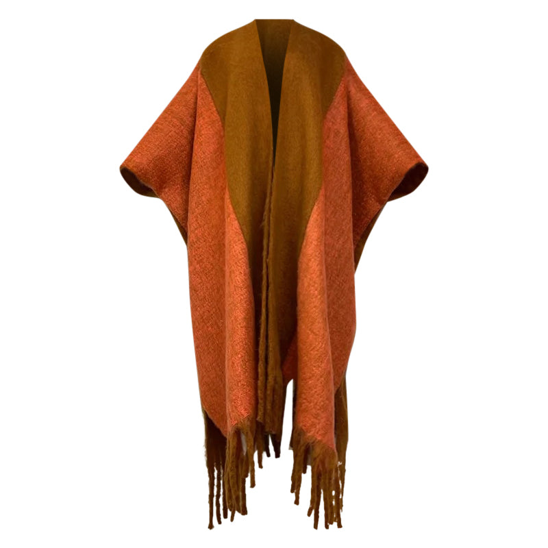 Robe Kimono Winter Whisper Wool Kimono (Orange)