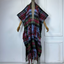 Holiday Plaid Hooded Wool Kimono