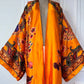 Robe Kimono Paisley Bloom Kimono (Orange)