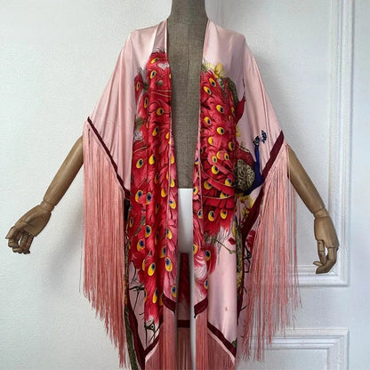Cock-Tail Tasseled Kimono