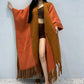 Robe Kimono Winter Whisper Wool Kimono (Orange)