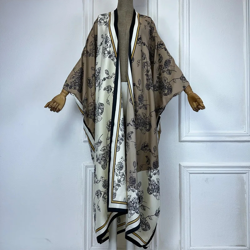 Painted Garden Kaftan Kimono