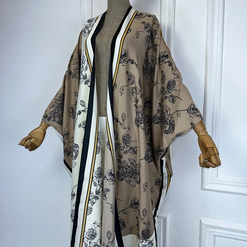 Painted Garden Kaftan Kimono