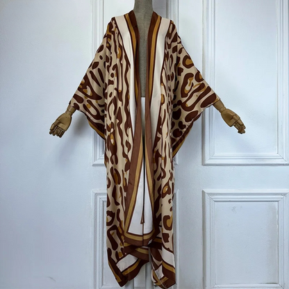 Leopard Affair Kaftan Kimono
