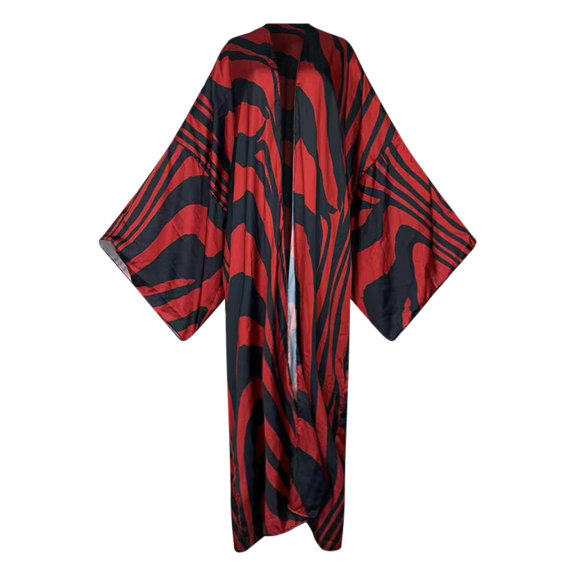 Crimson Rhythm Kimono - Lashawn Janae