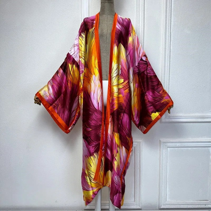 Radiant Blossom Kimono