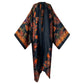 Robe Kimono Paisley Bloom Kimono (Black)