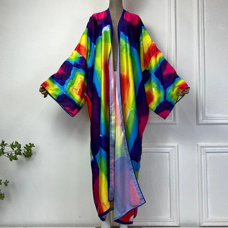 Rainbow Radiance Kimono