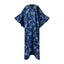 Denim Tie-Dye Ruffle-Sleeve Kimono