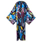 Indigo Paradise Silk Kimono