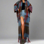 Winter Plaid Wool Kimono