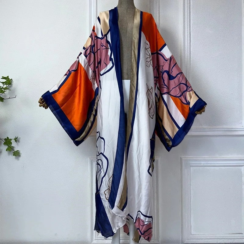 Bold Blossom Kimono