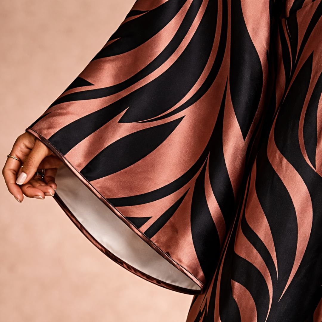 Mocha Rhythm Kimono - Lashawn Janae