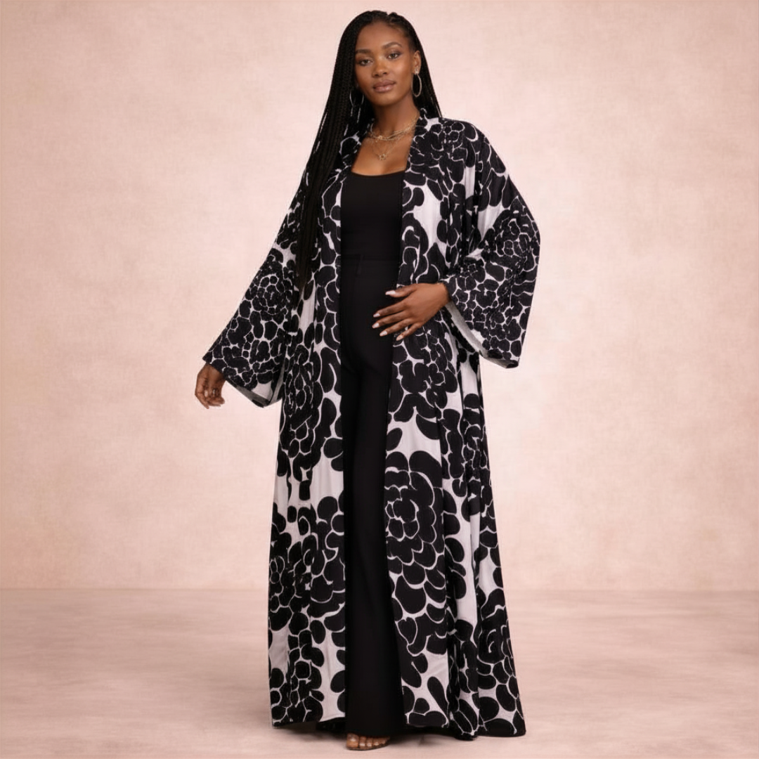 Midnight Bloom Kimono - Lashawn Janae
