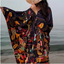 Floral Print Kaftan Dress