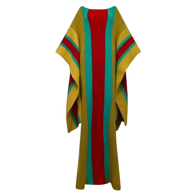 Warm Cider Kaftan Maxi Dress