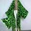 Kimono con salpicaduras de guepardo