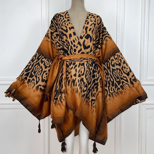 Sultry Leopard Kimono