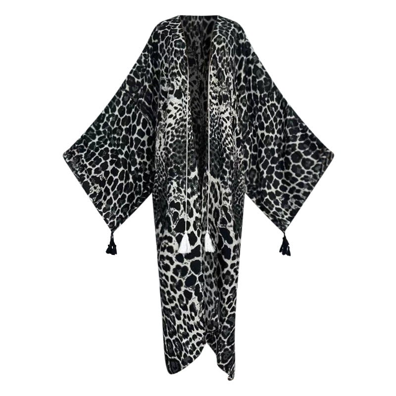 Cheetah Gworl Kimono - Lashawn Janae