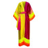 Robe Kimono Tropical Ombre Tasseled Kimono (Yellow Pink)