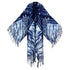 Denim Tie-Dye Fringed Kimono - Lashawn Janae