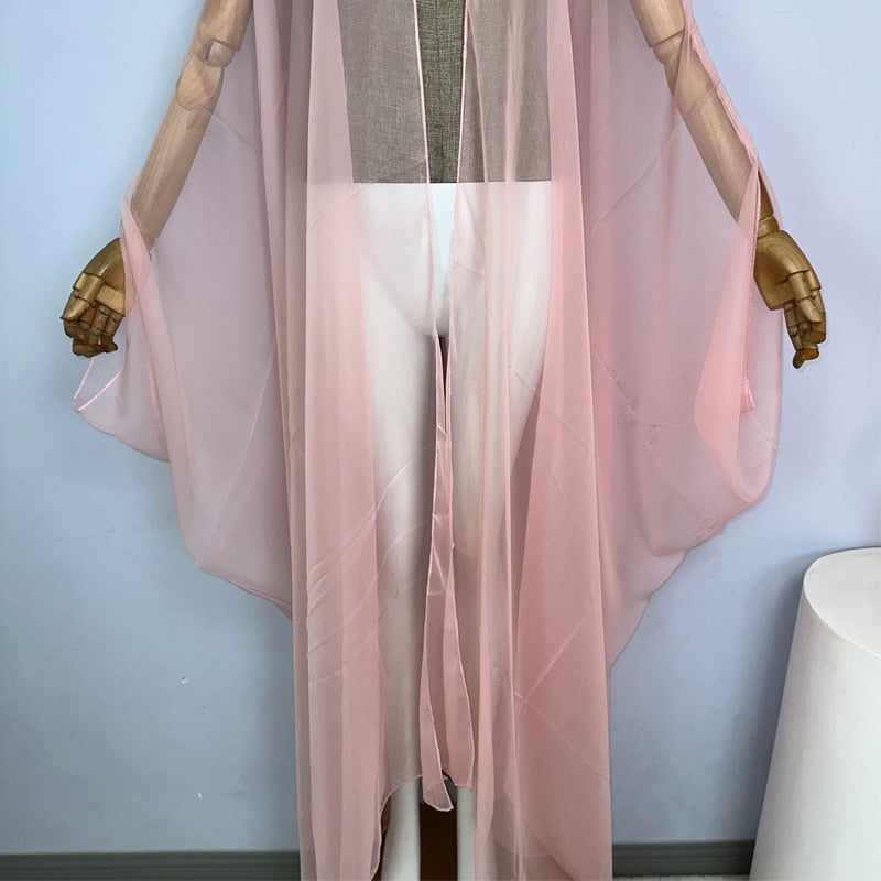 Kimono transparente para cubrir 