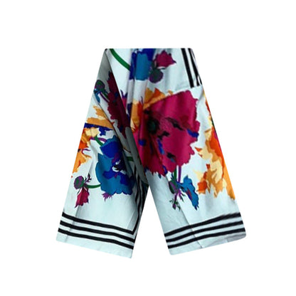 Cinturón con diseño de fusión floral