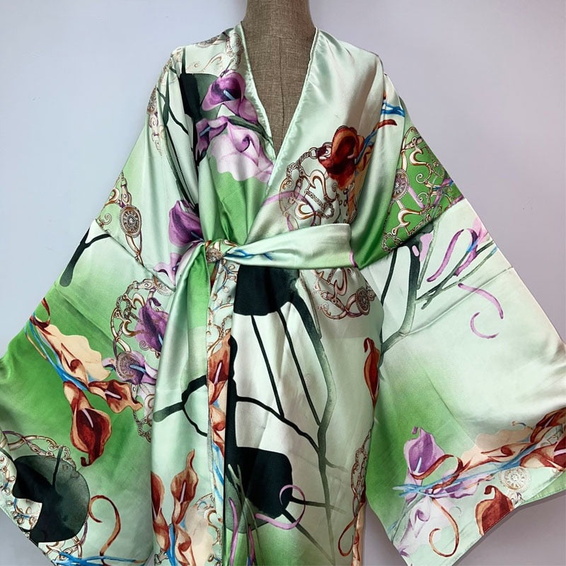 Kimono Brise fleurie (court)