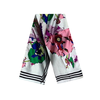 Cinturón con diseño de fusión floral