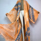 Kimono tie-dye abricot 