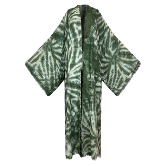 Linen Tie-dye Kimono