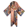 Robe Kimono Leopard Garden Kimono (Pink)